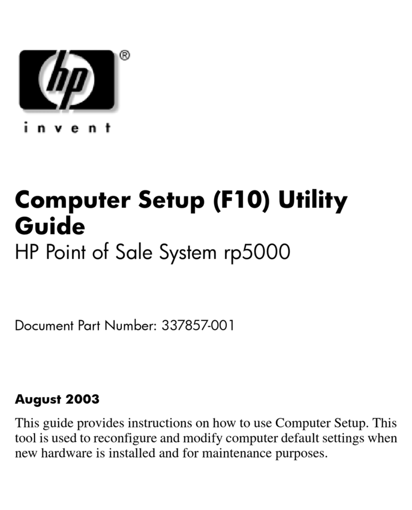 HP Rp5000 - Point of Sale System User manual