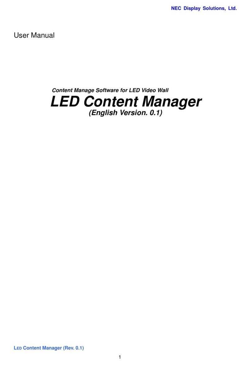 NEC LED-06AF1 User manual