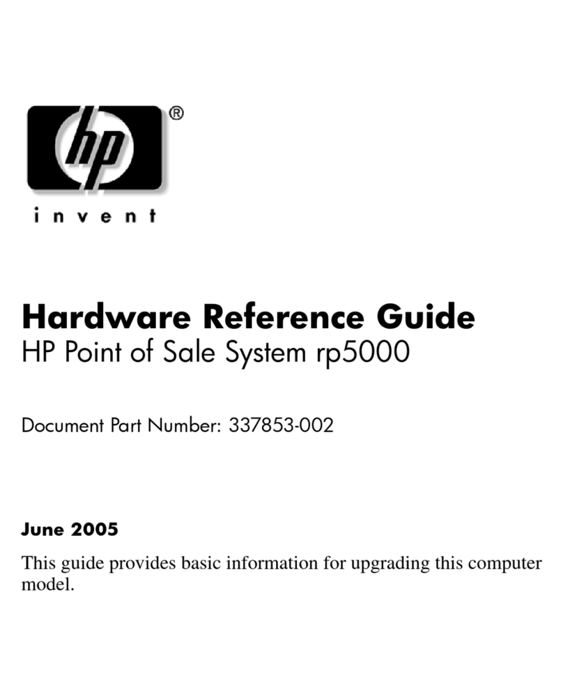 HP Rp5000 - Point of Sale System Hardware reference guide