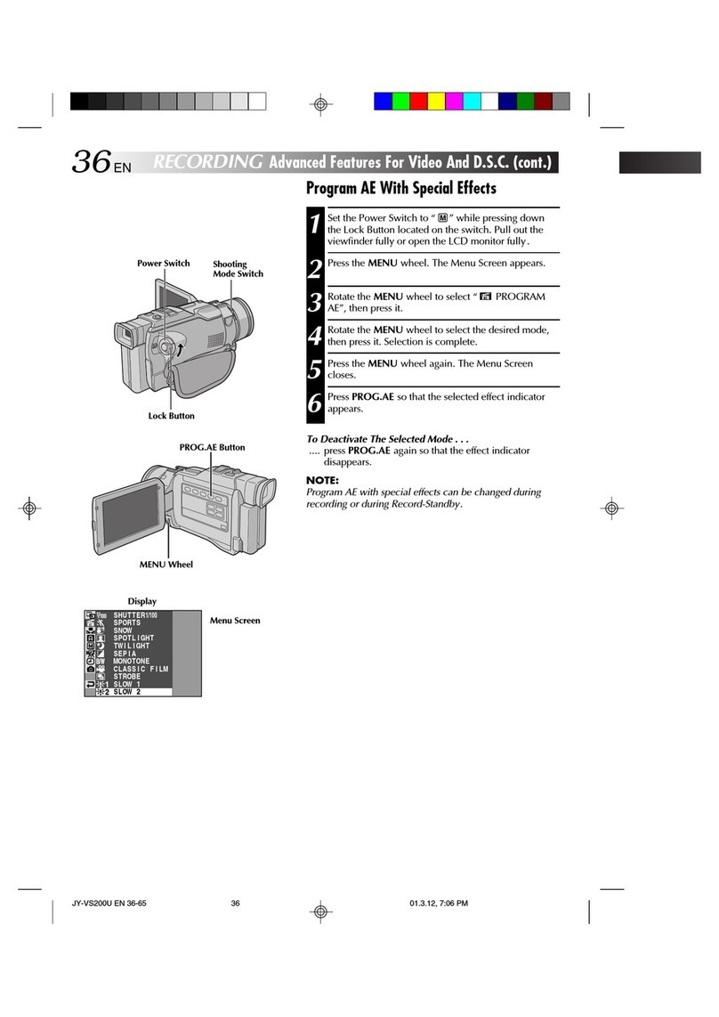 JVC JY-VS200U - Professional Dv 1-ccd Camcorder Specification sheet