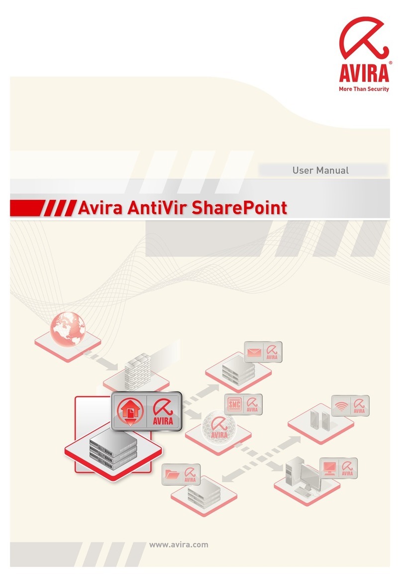 AVIRA ANTIVIR SHAREPOINT user manual AVIRA ANTIVIR SHAREPOINT user manual