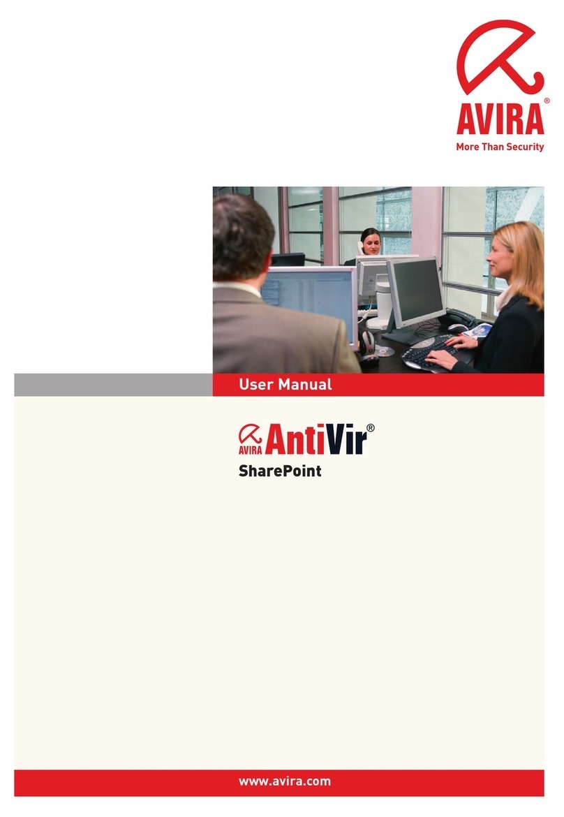 AVIRA ANTIVIR SHAREPOINT user manual