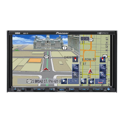 Pioneer AVIC Z3 - Navigation System With DVD player User manual