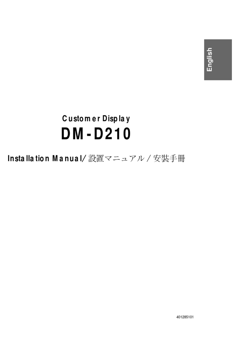 Epson B134101 - DM D210 - Vacuum Fluorescent Display... User manual Epson B134101 - DM D210 - Vacuum Fluorescent Display... User manual