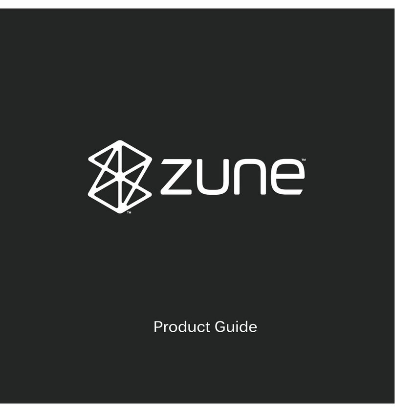 Microsoft Zune Product guide