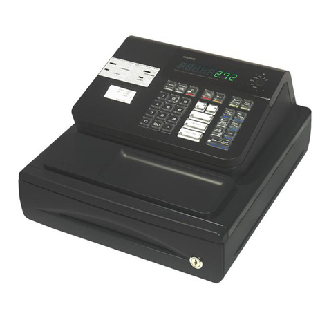 Casio PCR 272 - Cabinet Design Cash Register User manual Casio PCR 272 - Cabinet Design Cash Register User manual