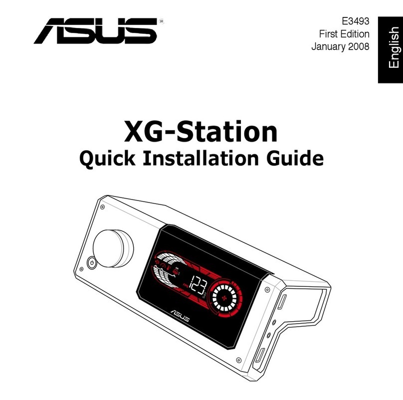 Asus XG Station User manual Asus XG Station User manual