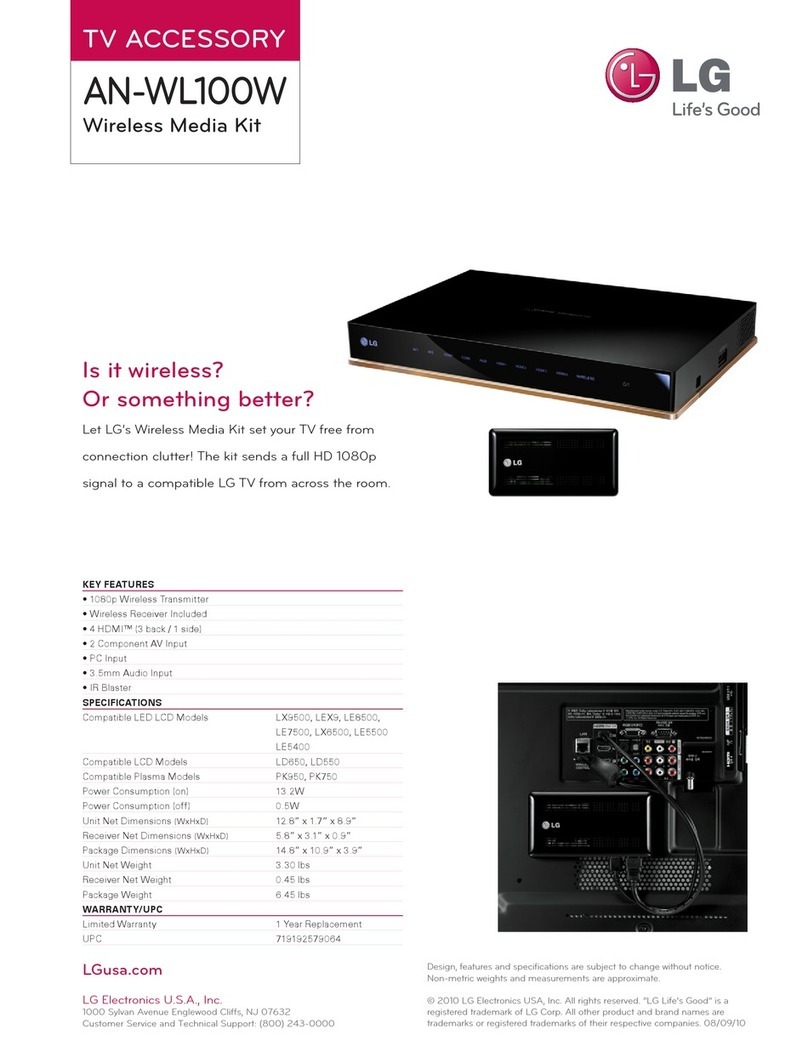 LG AN-WL100W User manual