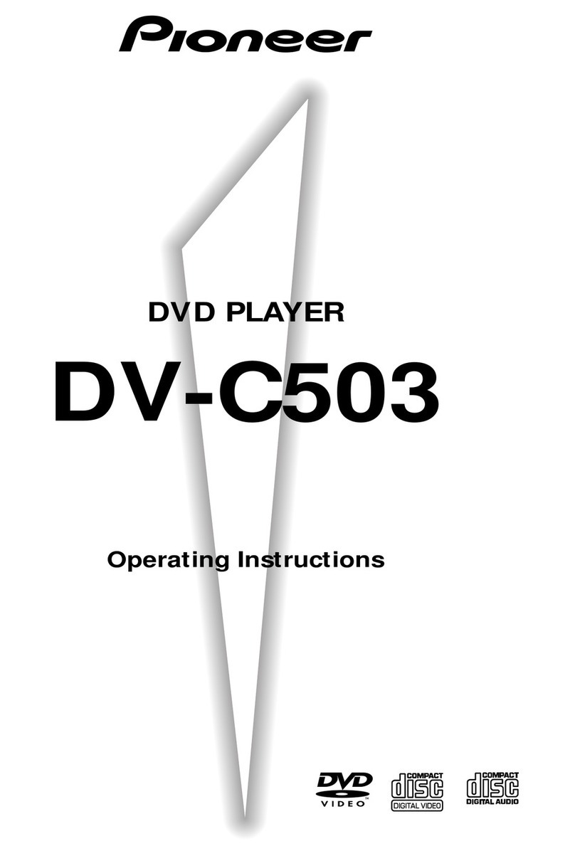 Pioneer C503 - DV - DVD Changer User manual