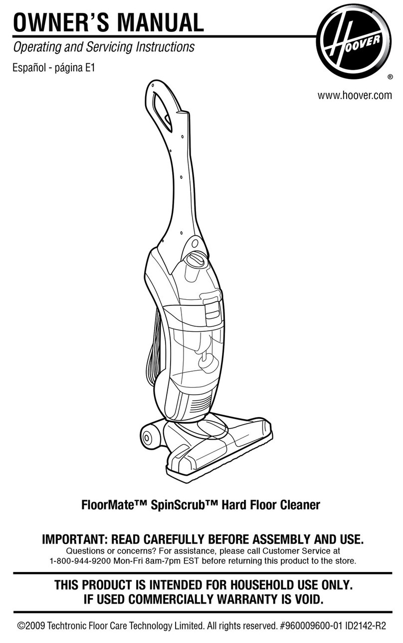 Hoover FH40005 owner's manual