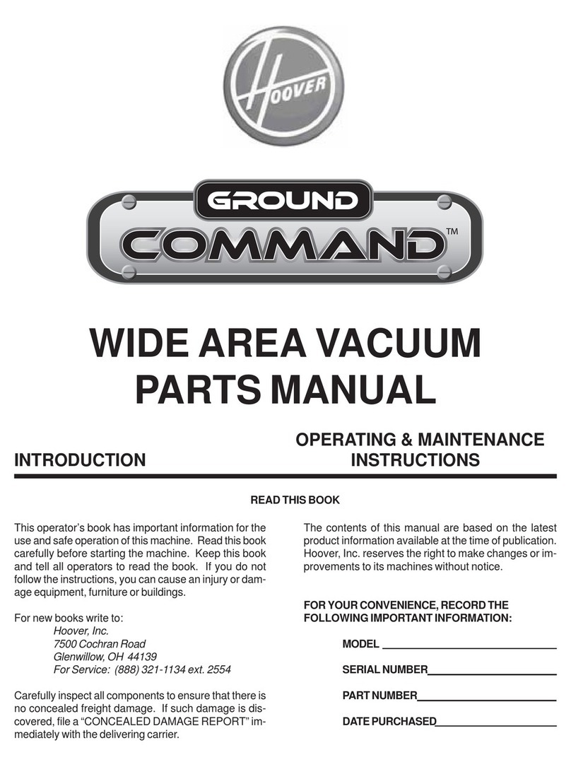 Hoover CH86000 parts manual