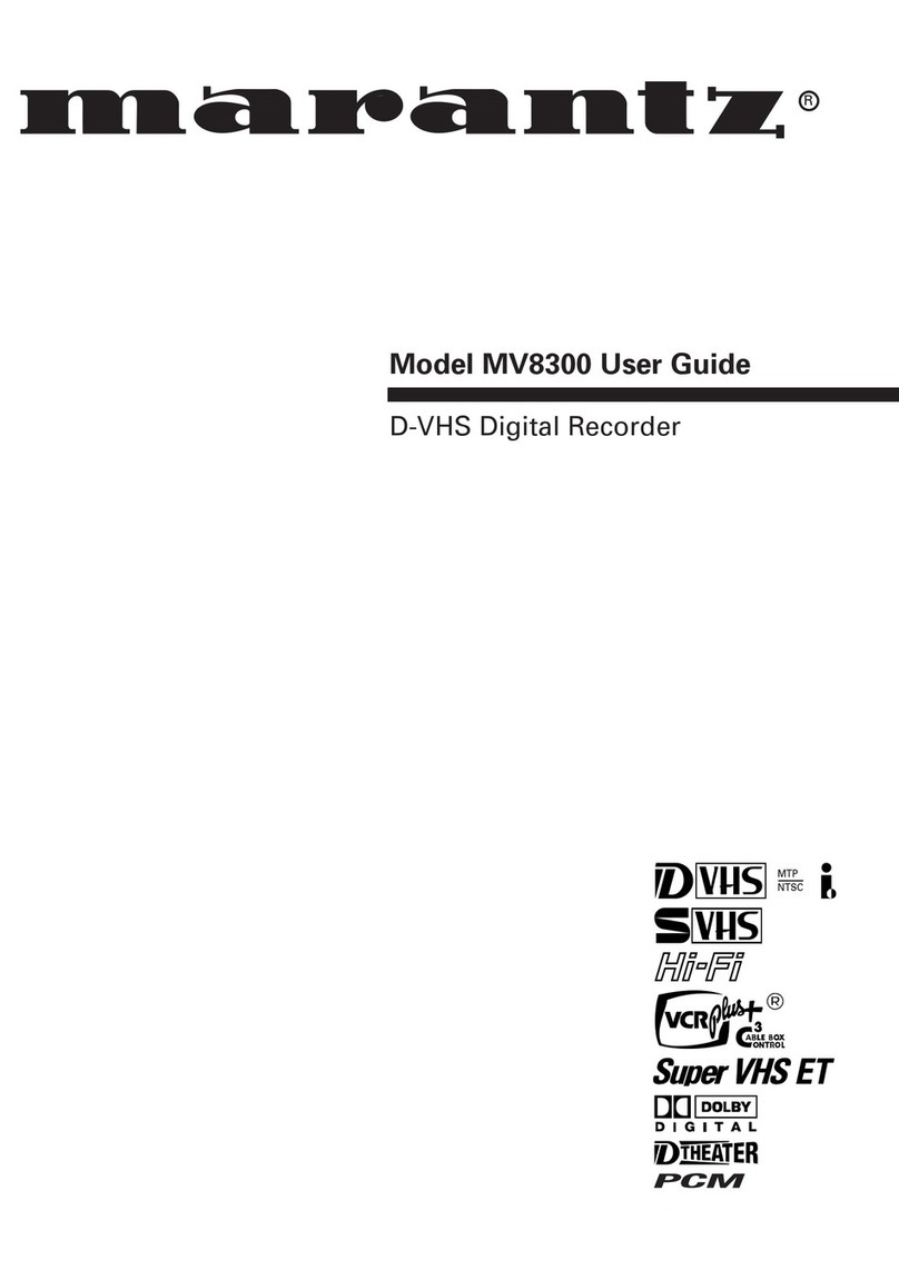 Marantz MV8300 User manual