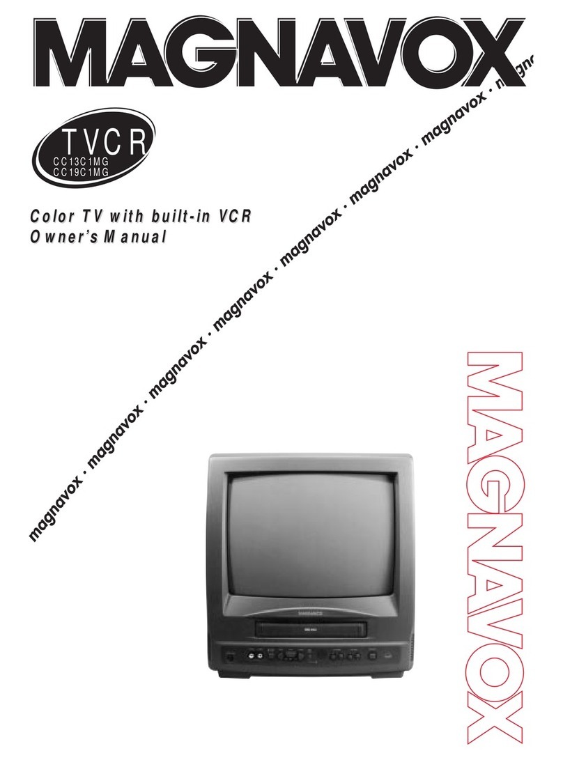 Magnavox CC19C1MG - 19" Combination Tv/vcr User manual