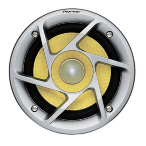 Pioneer C160R - Car Speaker - 60 Watt manual