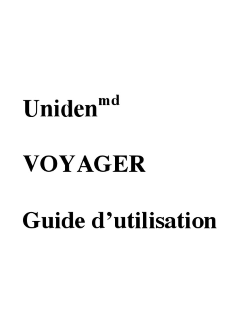 Uniden VOYAGER - VHF Service manual