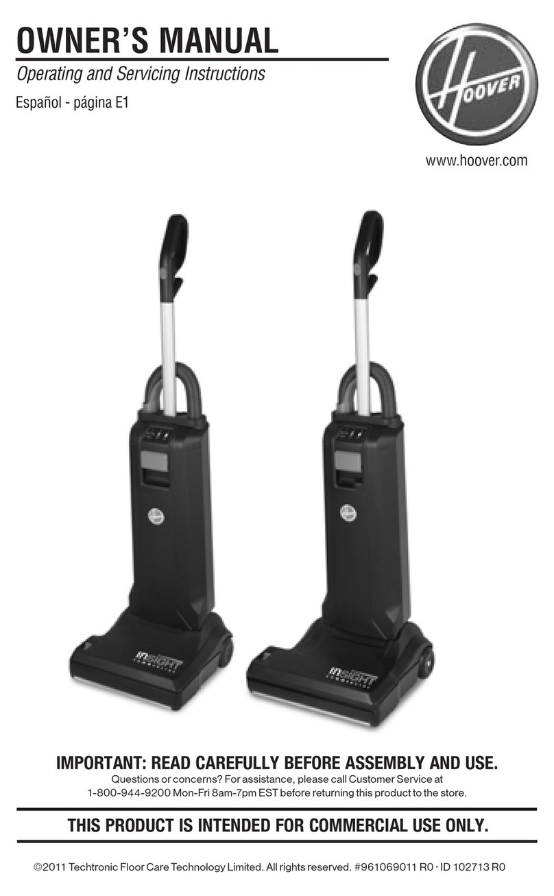Hoover CH50100 owner's manual