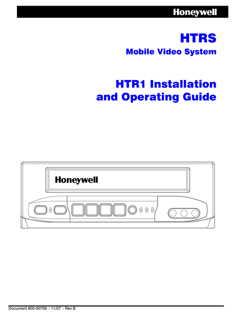 Honeywell HTR1 Installation guide