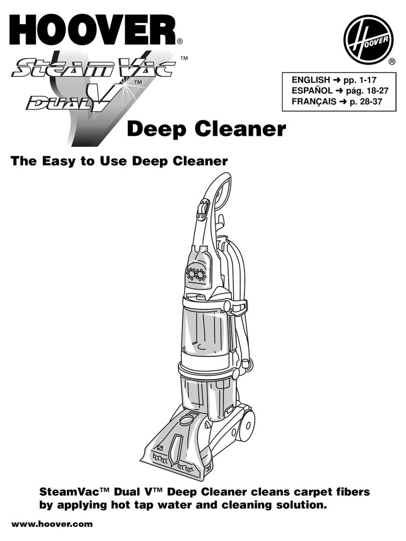 Hoover C1820 - Commercial Vacuum Cleaners User manual