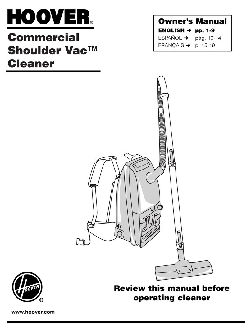 Hoover Portapower C2089 User manual