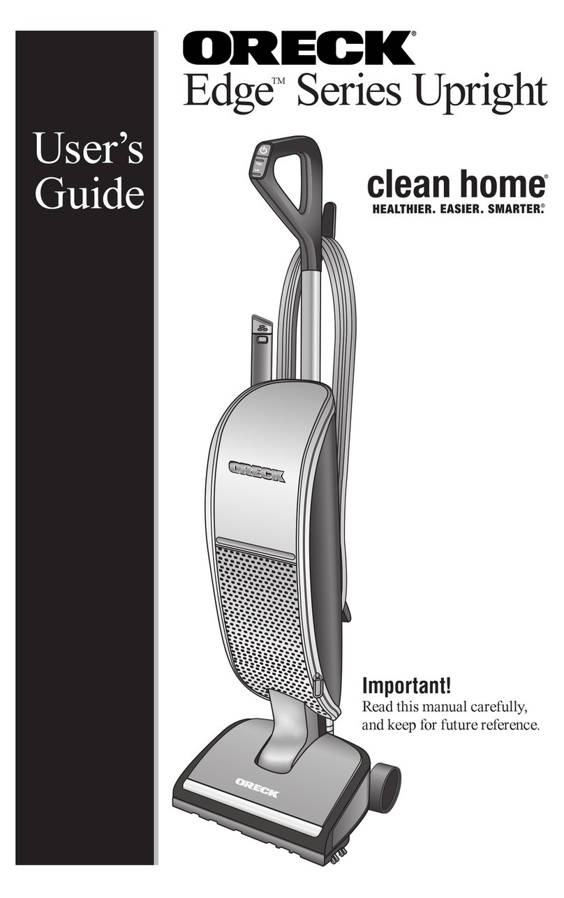 Oreck Edge User manual