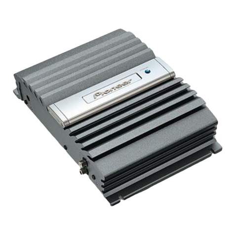 Pioneer GM-X332 User manual