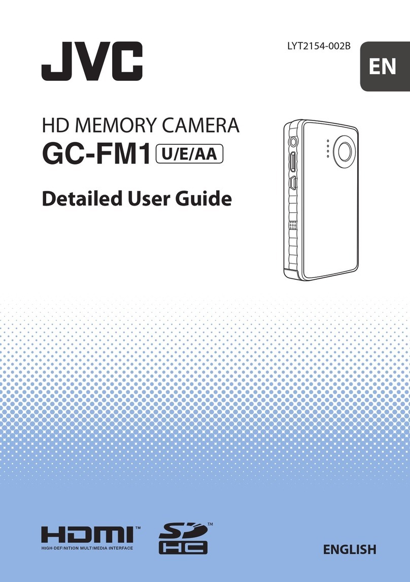 JVC GC-FM1A - PICSIO HD Camcorder Operating and maintenance manual