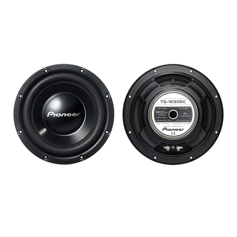 Pioneer TS-W305C instruction manual