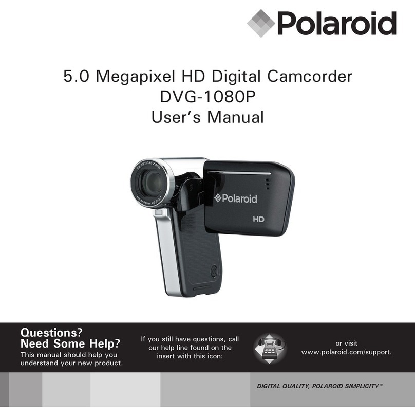 Polaroid DVG-1080P - High-Definition Digital Video... User manual Polaroid DVG-1080P - High-Definition Digital Video... User manual