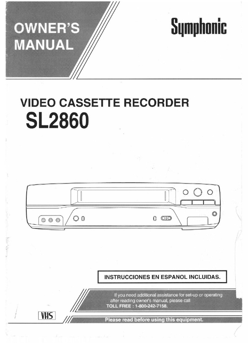 Symphonic SL2860 User manual