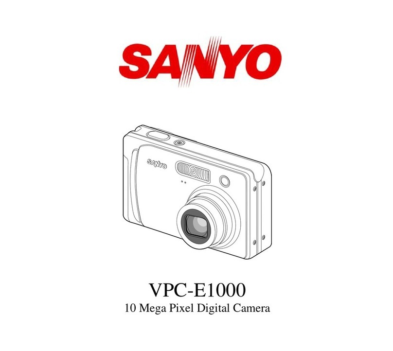 Sanyo VPC E1 - Xacti Camcorder - 6.0 MP User manual