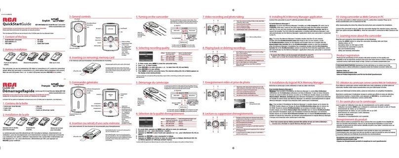 RCA Small Wonder EZ1100 Series User manual