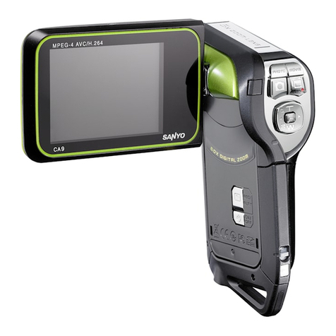 Sanyo VPC CA9 - Xacti Camcorder - 720p User manual
