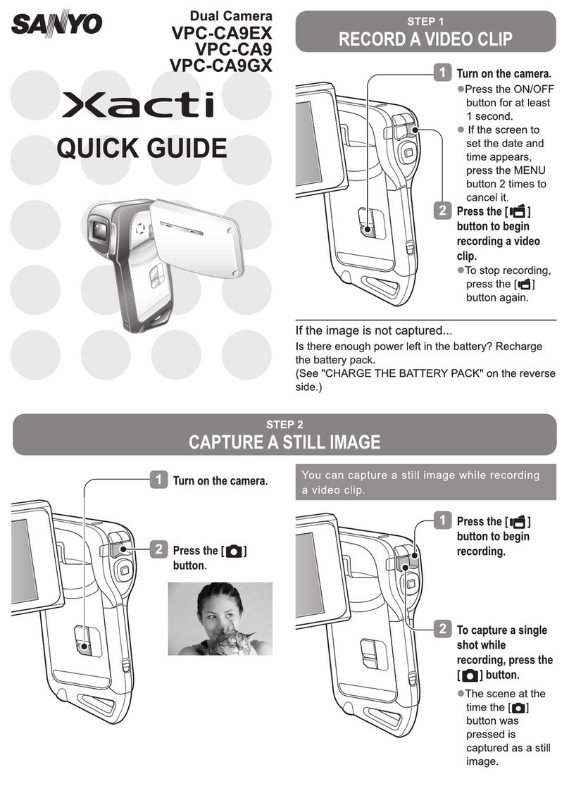 Sanyo VPC CA9 - Xacti Camcorder - 720p User manual