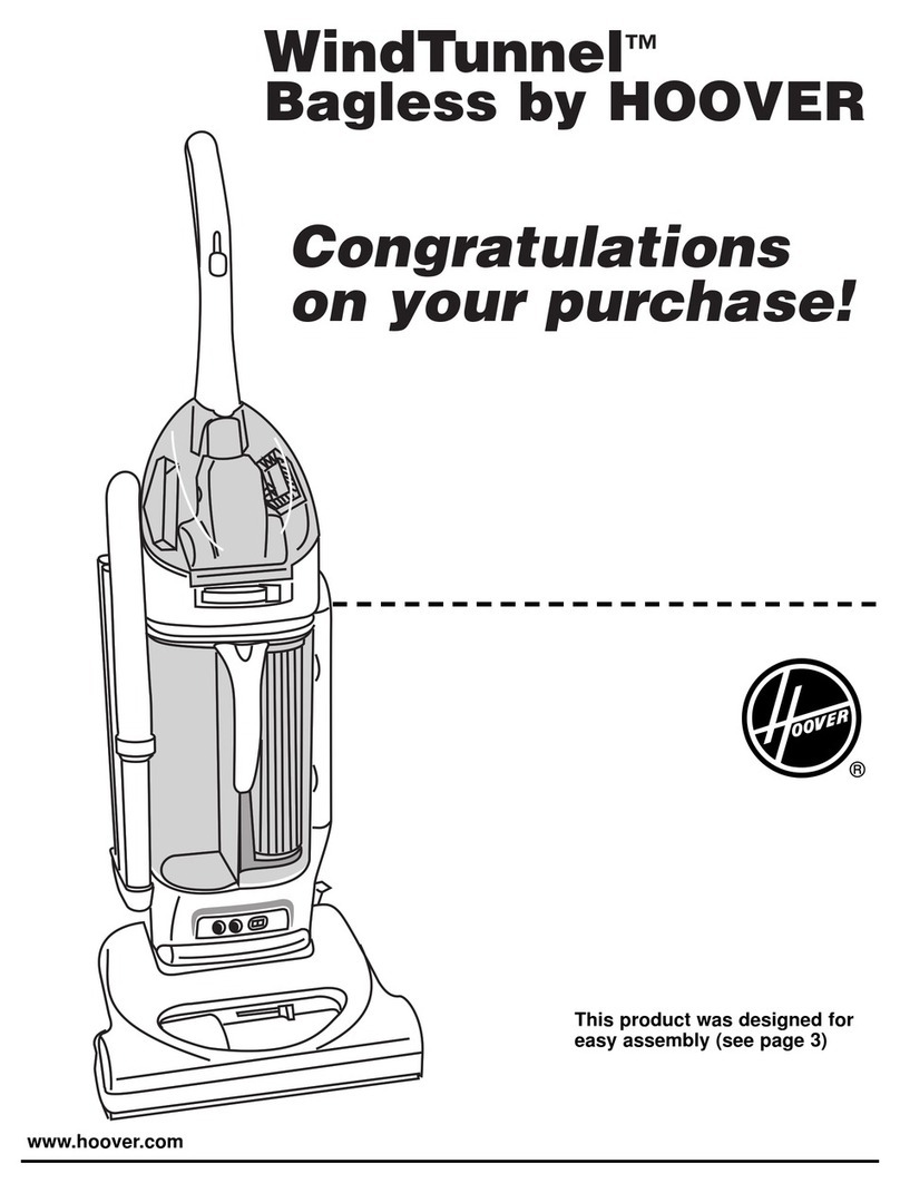Hoover U5150 User manual