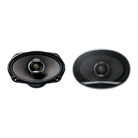 Pioneer TS-D6902R - Car Speaker - 80 Watt installation manual