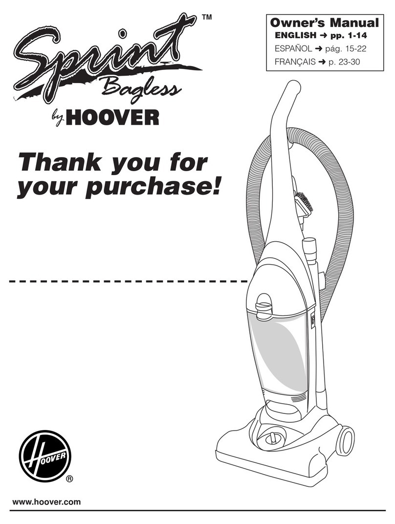 Hoover U5023 owner's manual