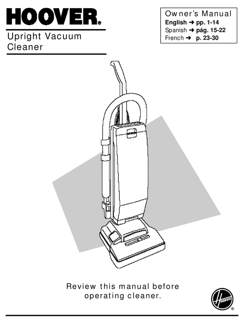 Hoover U5093940 owner's manual