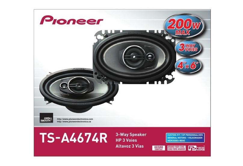 Pioneer TS-A4674R installation manual