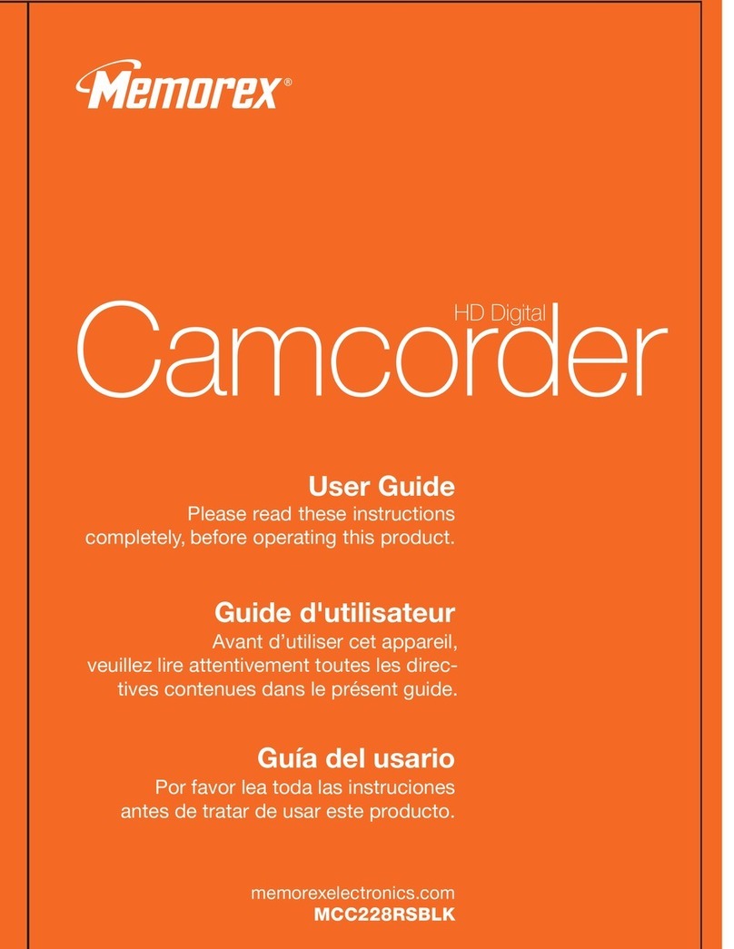 Memorex MCC228RSBLK - Camcorder - 720p User manual