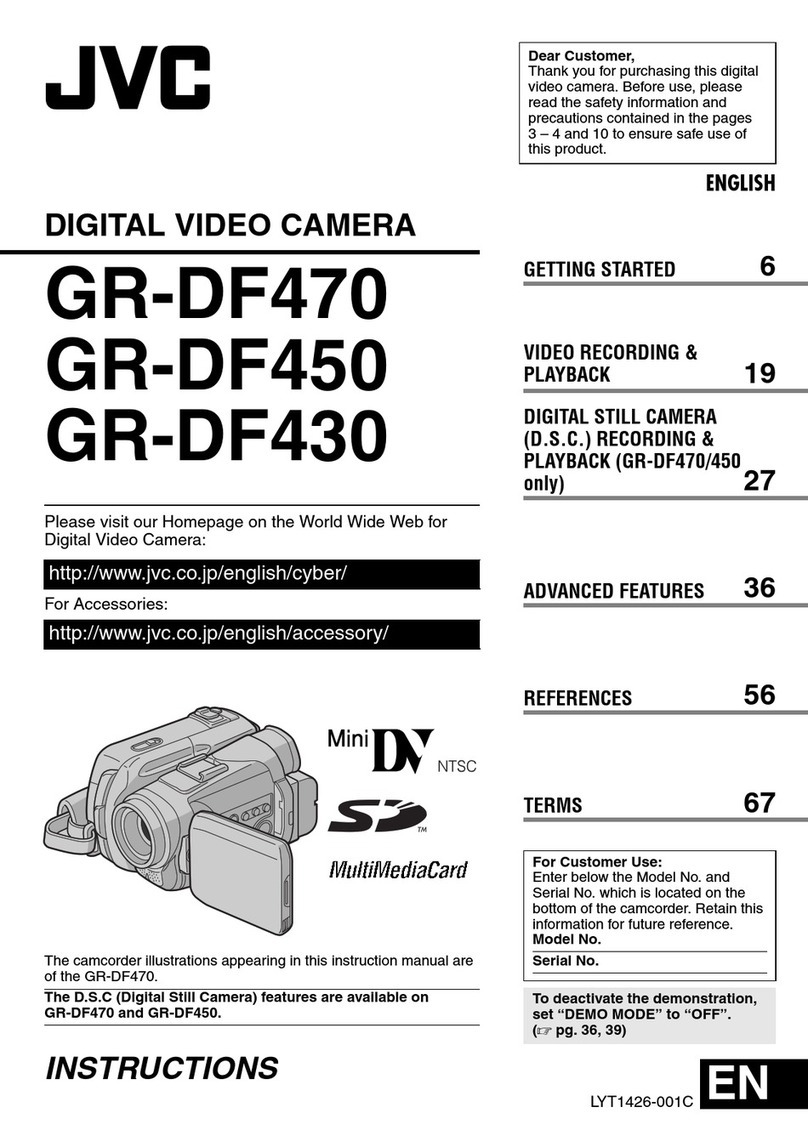 JVC DF450 - Camcorder - 680 KP User manual