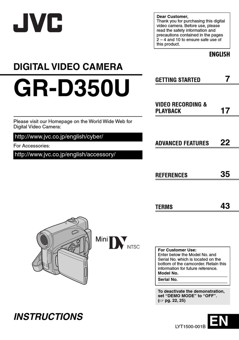 JVC D350 - GR Camcorder - 680 KP User manual