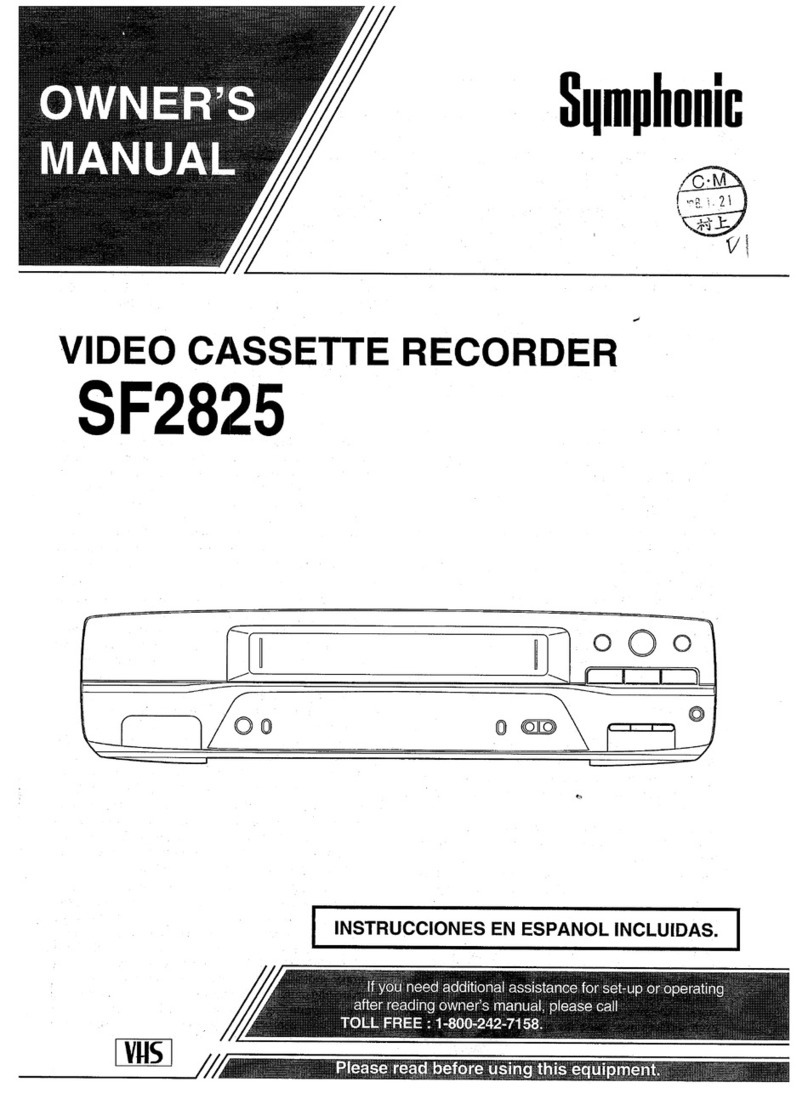 Symphonic SF2825 User manual