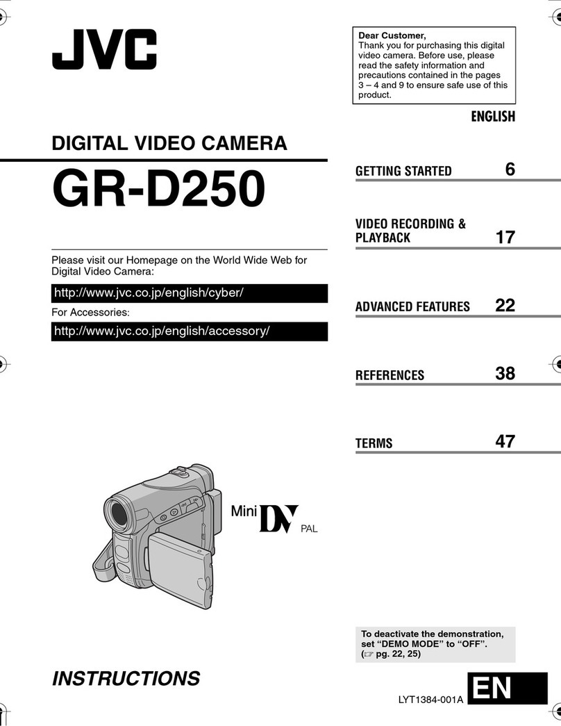 JVC D250US - Camcorder - 680 KP User manual