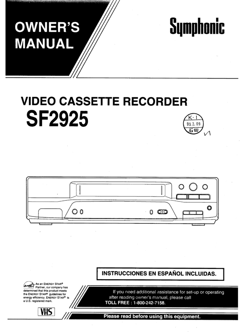 Symphonic SF2925 User manual