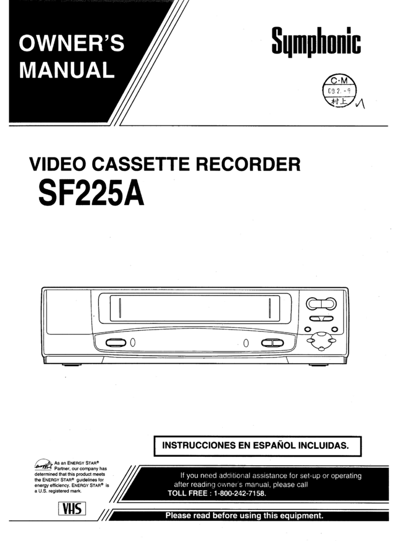 Symphonic SF225A User manual