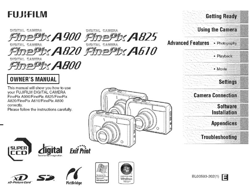 FujiFilm FinePix A900 User manual