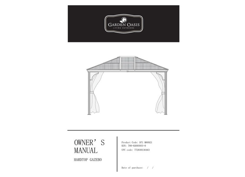 Garden Oasis 302-1136135 User manual