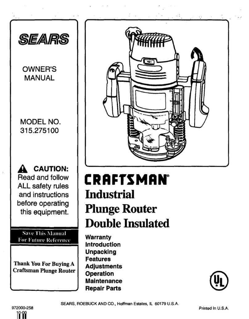Craftsman 315.275100 owner's manual