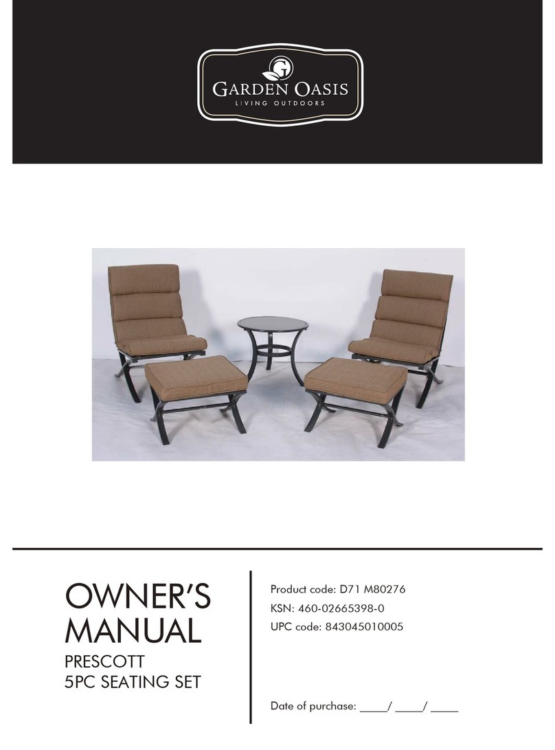 Garden Oasis 112-067-5C-V3 owner's manual