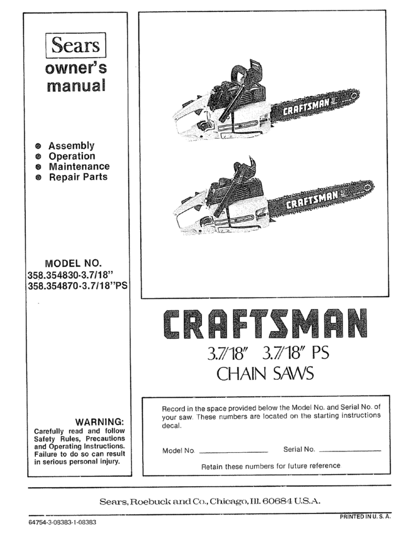 Craftsman 358.354870 User manual